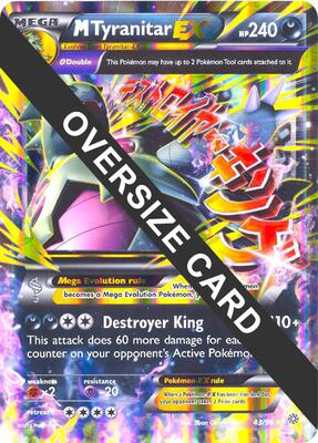 M Tyranitar EX - 43/98 card from Jumbo Cards