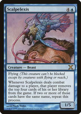 Scalpelexis card from 10th Edition