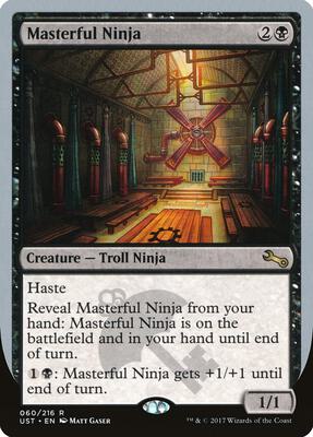 Masterful Ninja card from Unstable