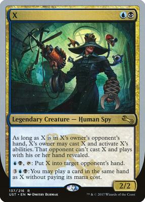 X card from Unstable
