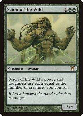 Scion of the Wild card from 10th Edition