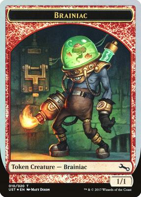Brainiac Token card from Unstable