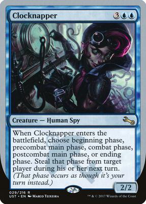 Clocknapper card from Unstable