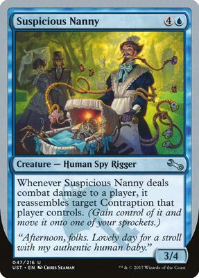 Suspicious Nanny card from Unstable