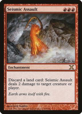 Seismic Assault card from 10th Edition