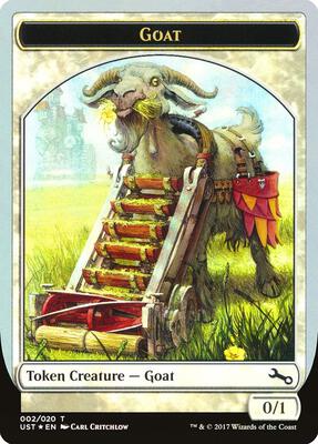 Goat Token card from Unstable