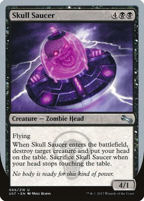 Skull Saucer card from Unstable