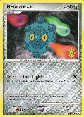 Bronzor - 74/123 card from Countdown Calendar Promos