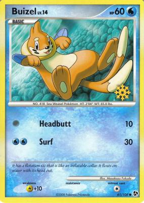 Buizel - 61/106 card from Countdown Calendar Promos