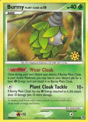 Burmy (Plant Cloak) - 78/132 card from Countdown Calendar Promos