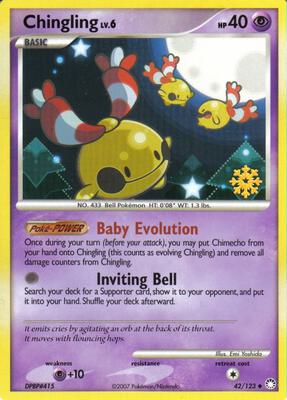 Chingling - 42/123 card from Countdown Calendar Promos