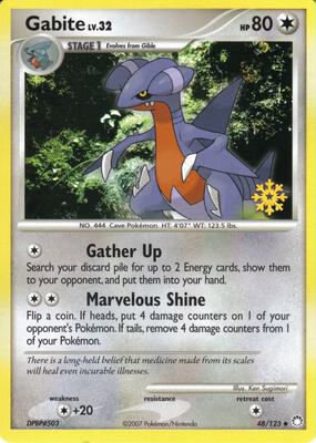 Gabite - 48/123 card from Countdown Calendar Promos
