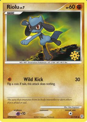 Riolu - 61/130 card from Countdown Calendar Promos