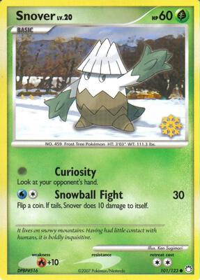 Snover - 101/123 card from Countdown Calendar Promos