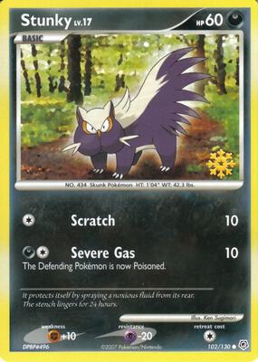 Stunky - 102/130 card from Countdown Calendar Promos