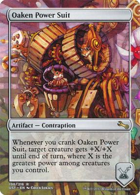 Oaken Power Suit card from Unstable