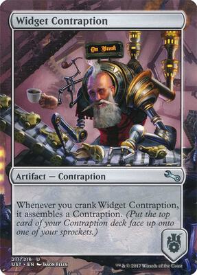 Widget Contraption card from Unstable