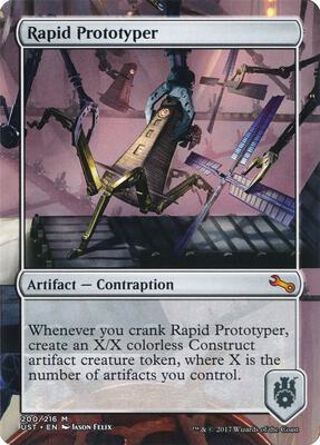 Rapid Prototyper card from Unstable