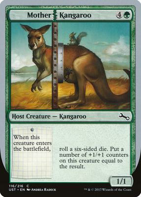 Mother Kangaroo card from Unstable