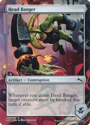 Head Banger card from Unstable