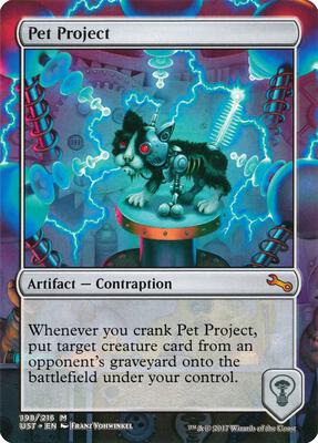 Pet Project card from Unstable