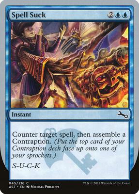 Spell Suck card from Unstable