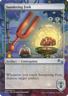Sundering Fork card from Unstable