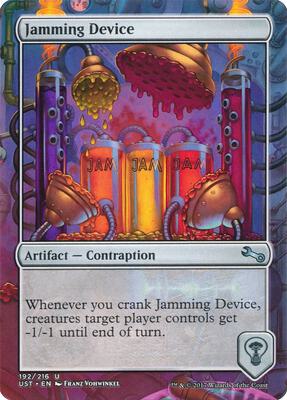 Jamming Device card from Unstable