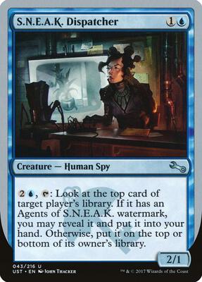 S.N.E.A.K. Dispatcher card from Unstable
