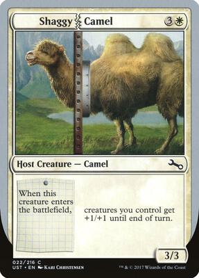 Shaggy Camel card from Unstable