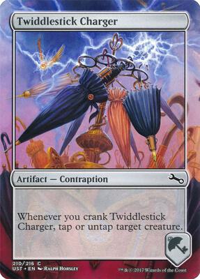 Twiddlestick Charger card from Unstable