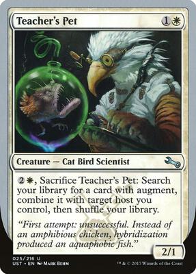 Teacher's Pet card from Unstable