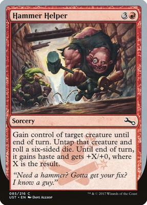 Hammer Helper card from Unstable