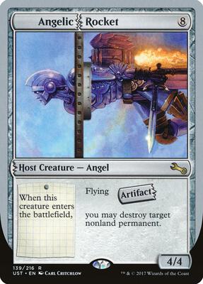 Angelic Rocket card from Unstable