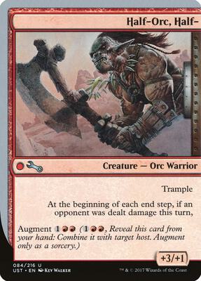 Half-Orc, Half- card from Unstable