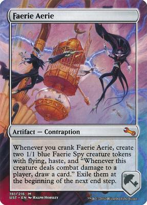 Faerie Aerie card from Unstable