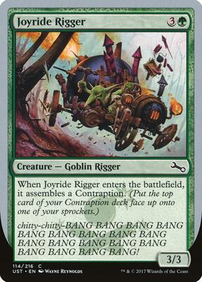 Joyride Rigger card from Unstable