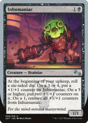 Inhumaniac card from Unstable