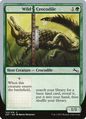Wild Crocodile card from Unstable