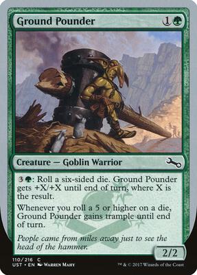 Ground Pounder card from Unstable