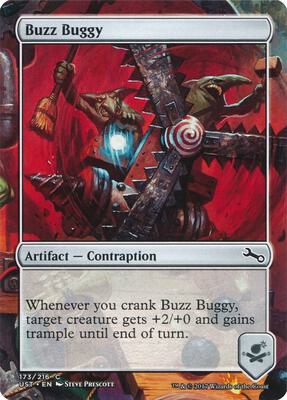 Buzz Buggy card from Unstable