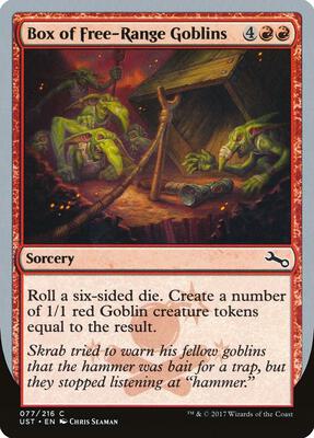 Box of Free-Range Goblins card from Unstable