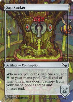 Sap Sucker card from Unstable