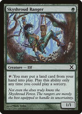 Skyshroud Ranger card from 10th Edition