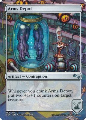 Arms Depot card from Unstable