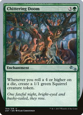Chittering Doom card from Unstable
