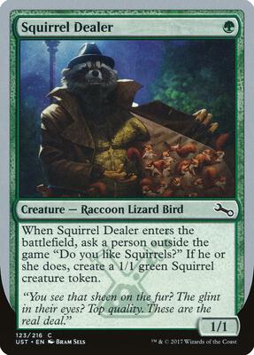 Squirrel Dealer card from Unstable