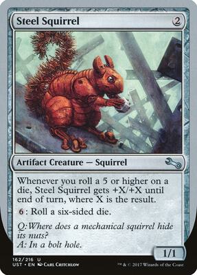 Steel Squirrel card from Unstable