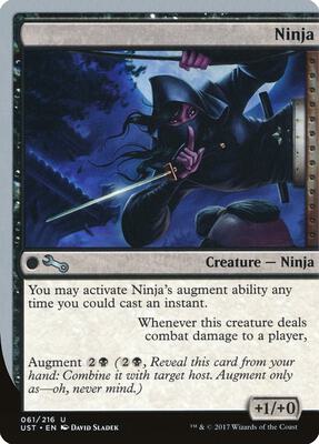Ninja card from Unstable