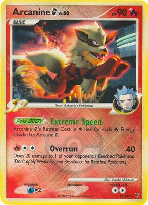 Arcanine G - 15/147 (League Promo) card from League & Championship Cards